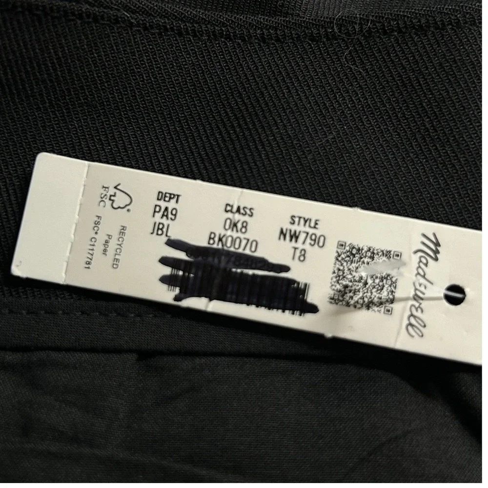 Madewell measurements waist